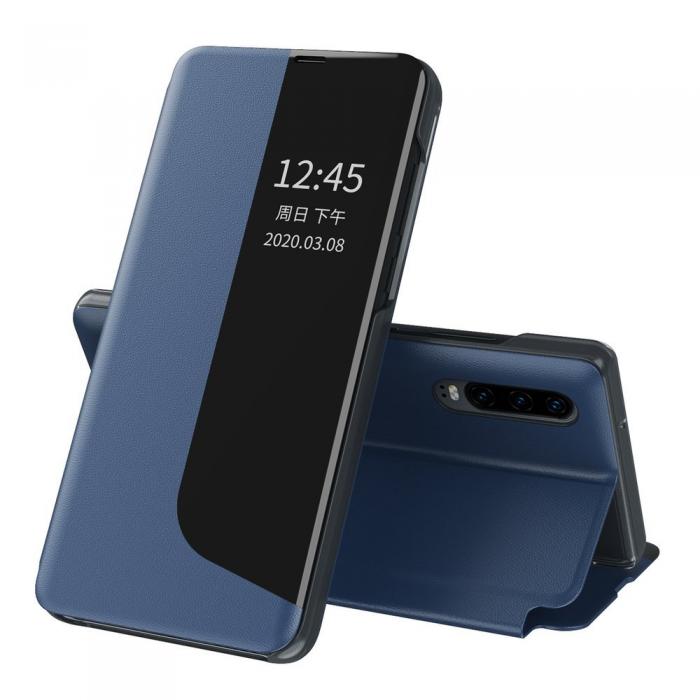 UTGATT5 - Eco Leather View Case Fodral Huawei P30 Pro Bl