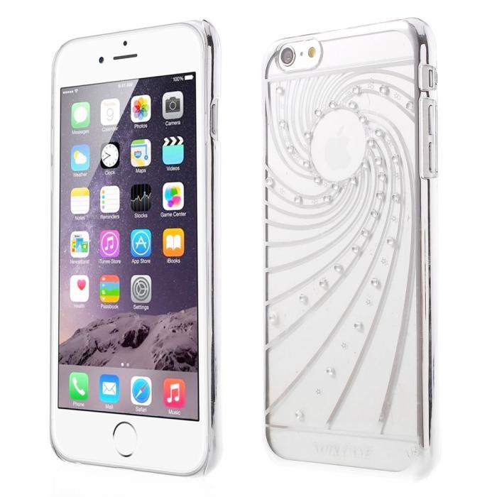 A-One Brand - BaksideSkal till Apple iPhone 6(S) Plus - Bling Silver