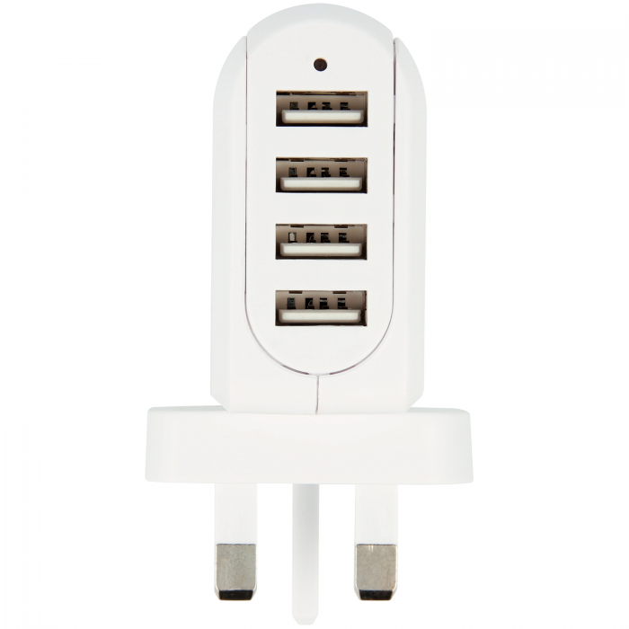 UTGATT5 - SKROSS - 4-Port USB-laddare 3 , 4A UK