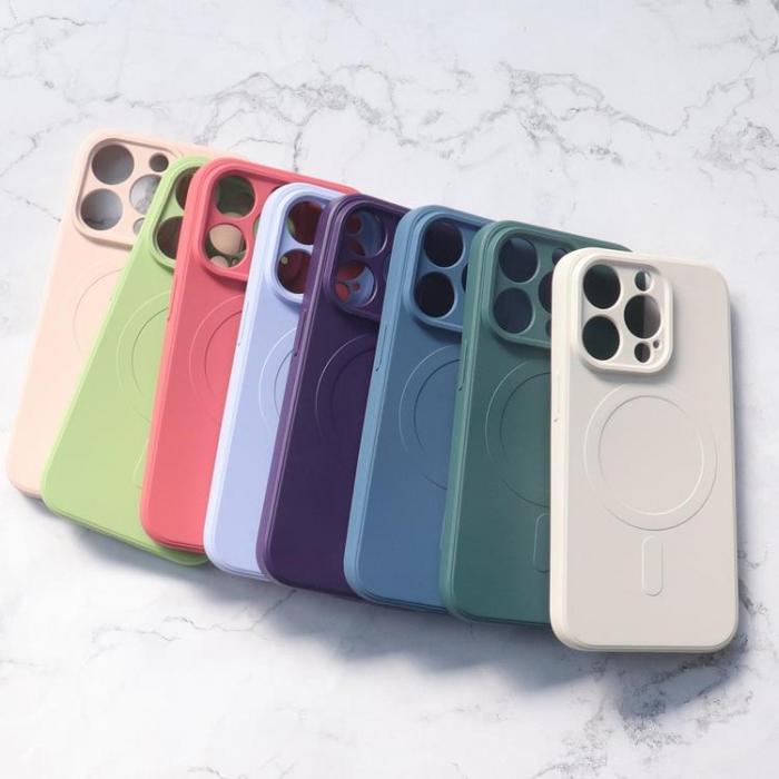 A-One Brand - iPhone 14 Pro Mobilskal MagSafe Silikon - Rosa