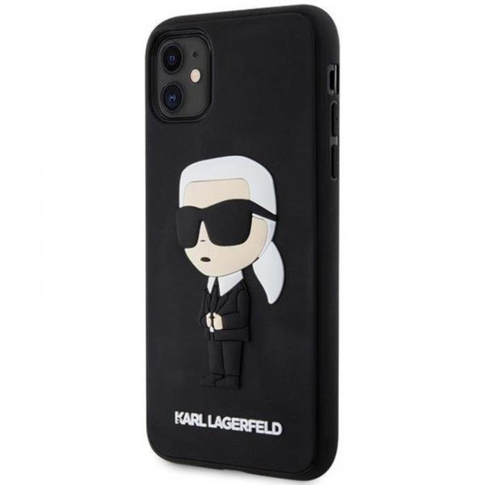KARL LAGERFELD - Karl Lagerfeld iPhone 11/XR Mobilskal Rubber Ikonik 3D