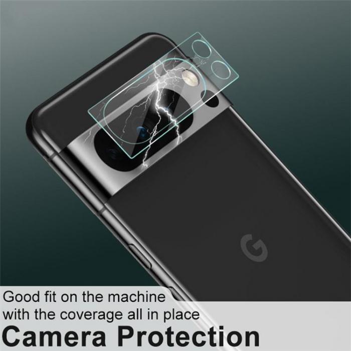 A-One Brand - [2-PACK] Google Pixel 8 Kameralinsskydd i Hrdat Glas - Clear