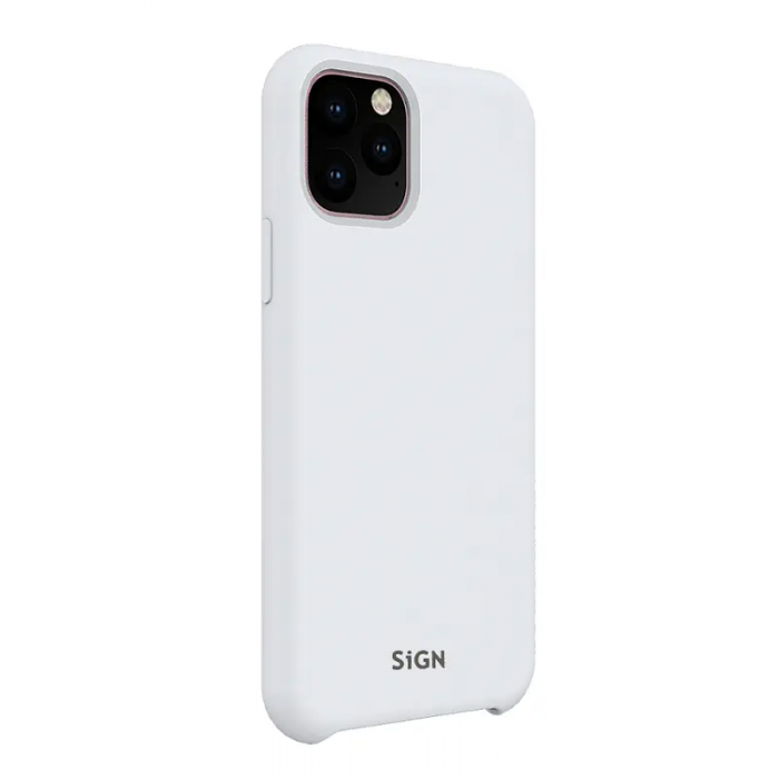 SiGN - SiGN iPhone 11/XR Skal Liquid Silicone - Vit