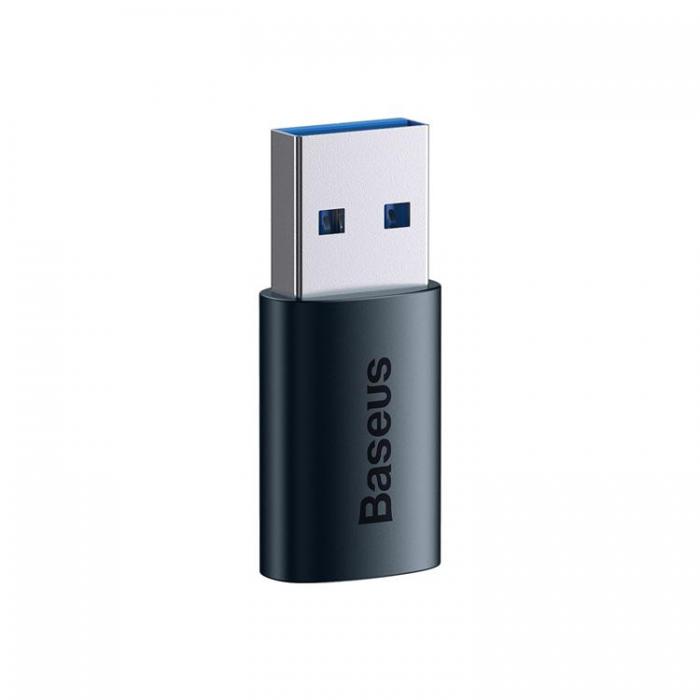 BASEUS - Baseus USB 3.1 OTG Till Typ-C Adapter - Bl