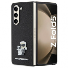 KARL LAGERFELD - Karl Lagerfeld Galaxy Z Fold 5 Mobilskal Karl & Choupette Pin