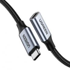 Ugreen - Ugreen Förlängning USB-C Hane Till USB-C Hona Kabel 1m - Grå