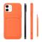Ruhtel - Silicone Korthllare Skal iPhone 12 Pro Max - Orange