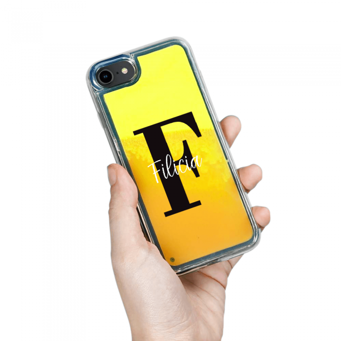 UTGATT5 - Designa Sjlv Neon Sand skal iPhone 6/7/8/SE 2020 - Orange