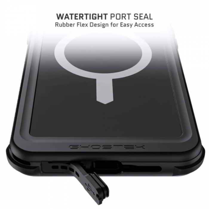 UTGATT5 - Ghostek Nautical Vattentt MagSafe Skal iPhone 13 Pro Max - Svart