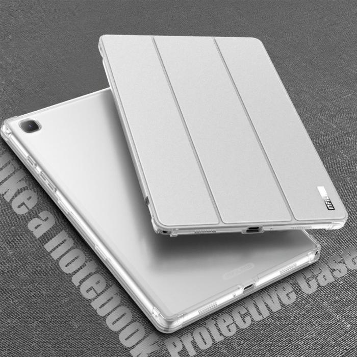 UTGATT5 - INFILAND Smart Stand Fodral Galaxy Tab A7 10.4 T500/T505 Silver