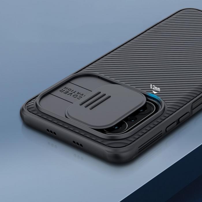 UTGATT1 - Nillkin - Camshield Pro Mobilskal Xiaomi Poco F3 / Mi 11i - Svart