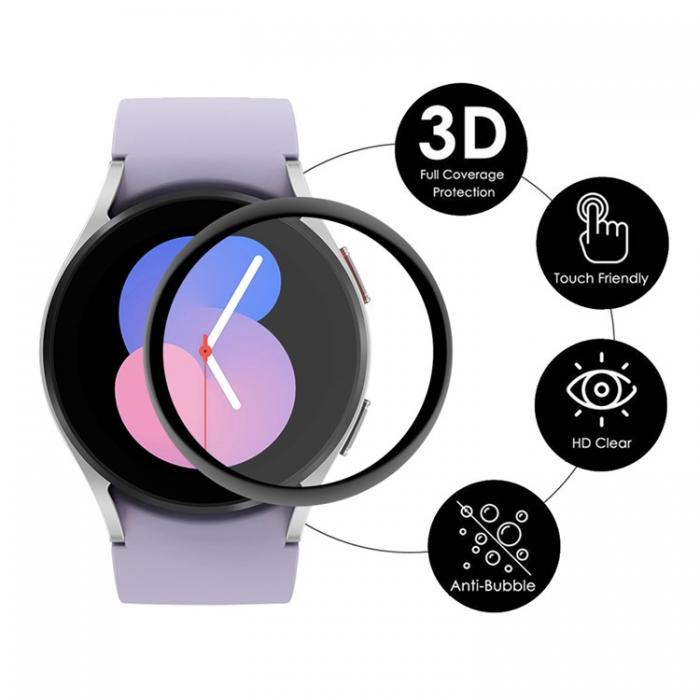 HAT PRINCE - [1-Pack] ENKAY Galaxy Watch 5 (40mm) Hrdat Glas Skrmskydd 3D Curved