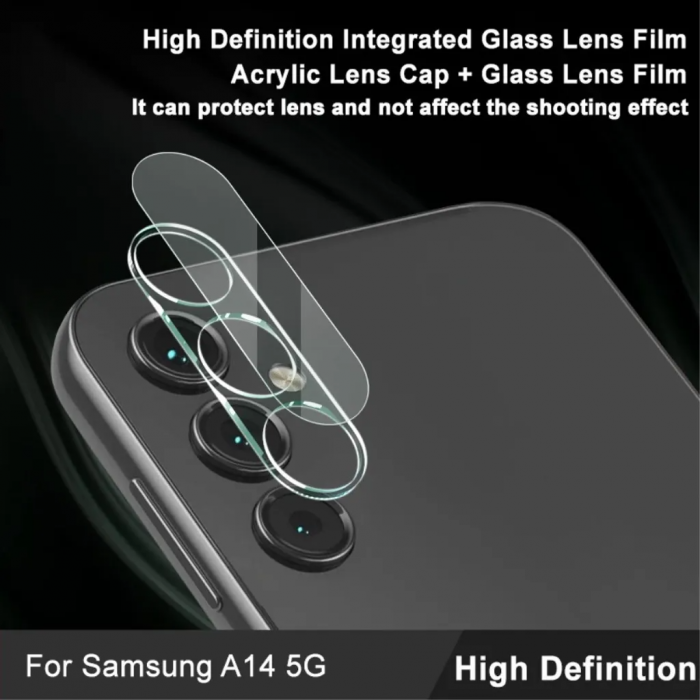 Imak - IMAK Galaxy A14 5G/4G Kameralinsskydd i Hrdat Glas - Transparent
