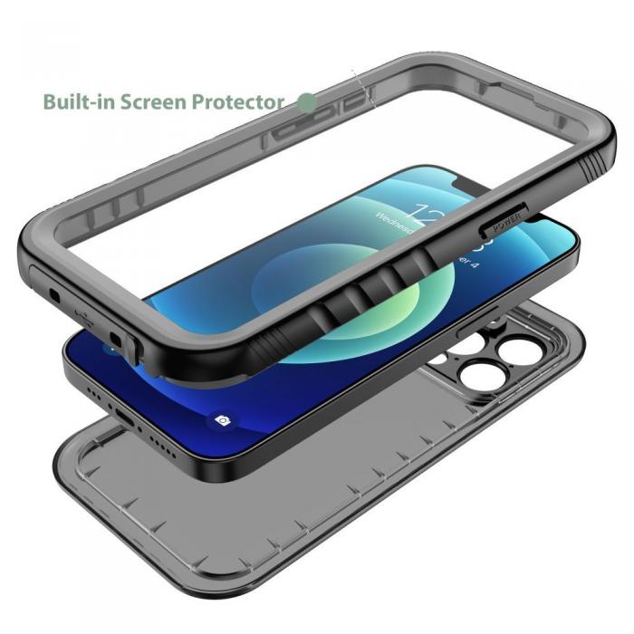 Tech-Protect - Tech-Protect iPhone 14 Skal Shellbox IP68 - Svart