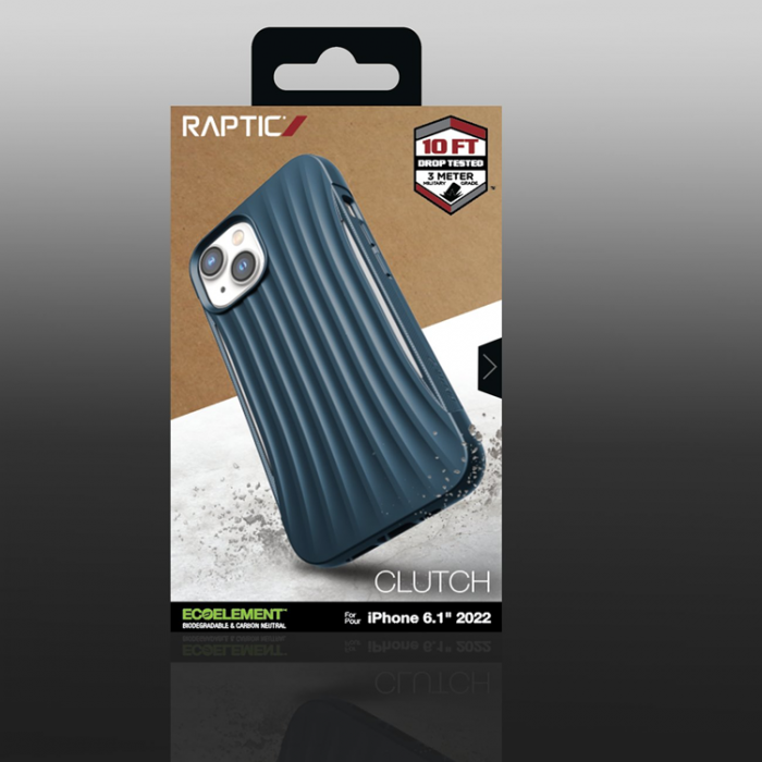 Raptic - Raptic iPhone 14 Skal Clutch - Bl