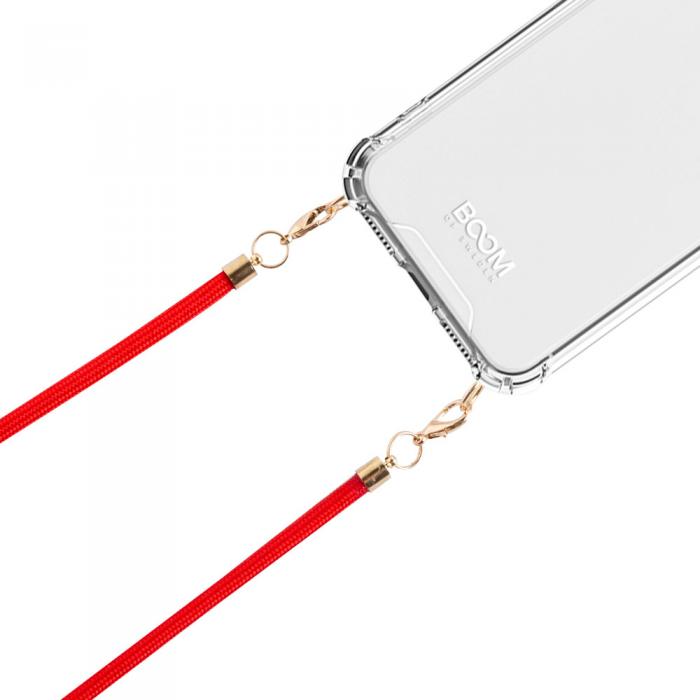 UTGATT1 - Boom iPhone 13 Pro skal med mobilhalsband- Rope Red