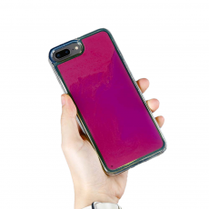 A-One Brand - Liquid Neon Sand skal till iPhone 7 Plus & iPhone 8 Plus - Violet