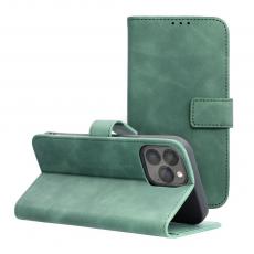 A-One Brand - iPhone 14 Pro Plånboksfodral Tender Eco Läder Grön