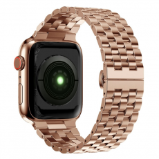 A-One Brand - Apple Watch 7/8/SE (38/40/41mm) Armband Metall - Roseguld