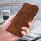 A-One Brand - Blommor iPhone 13 Pro Max Plnboksfodral - Brun