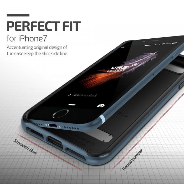 UTGATT5 - Verus High Pro Shield Skal till Apple iPhone 7/8/SE 2020 - Bl