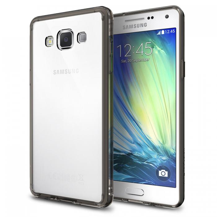 UTGATT5 - Ringke Fusion Skal till Samsung Galaxy A7 - Smoke Black
