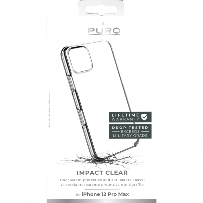UTGATT5 - Puro Impact Clear iPhone 12 Pro Max - Transparent