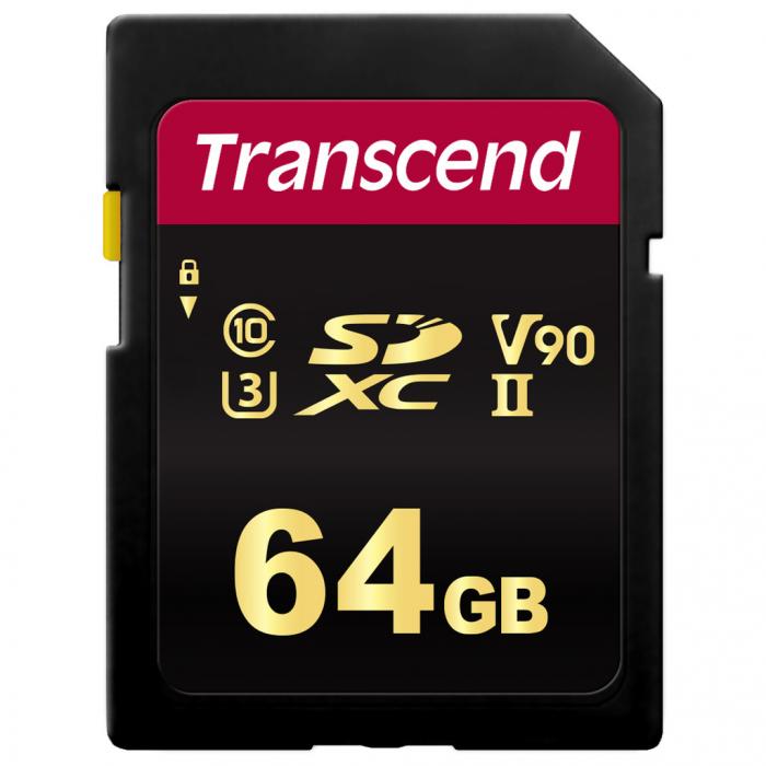 UTGATT5 - Transcend SDXC 64GB UHS-II U3 ​​R285 / W180
