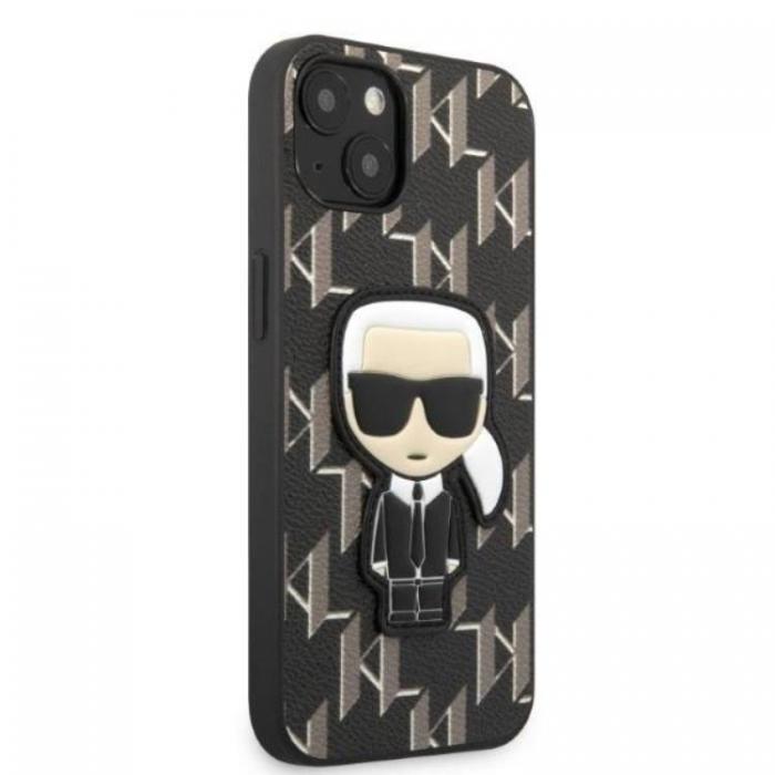 KARL LAGERFELD - Karl Lagerfeld iPhone 13 mini Skal Monogram Ikonik Patch - Svart