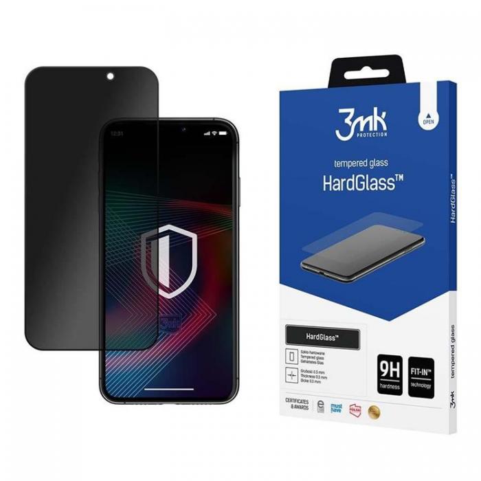 3MK - 3mk iPhone 14 Pro Max Hrdat Glas Skrmskydd Privacy