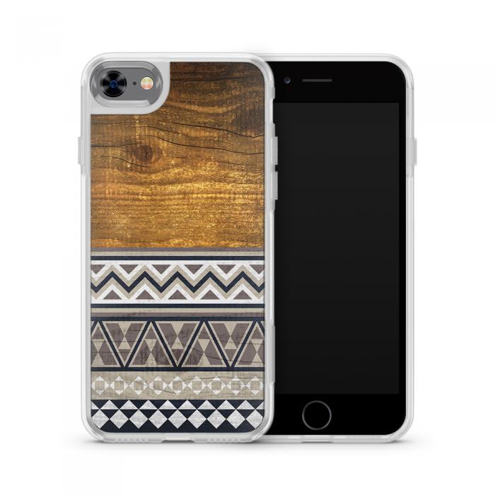 UTGATT5 - Fashion mobilskal till Apple iPhone 8 - Aztec Wood