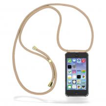 CoveredGear-Necklace - Boom iPhone 11 Pro mobilhalsband skal - Beige Cord