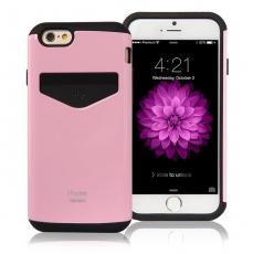 Mercury - Mercury iPocket skal med kortplats till Apple iPhone 6(S) Plus - Rosa