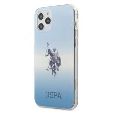 U.S. Polo Assn. - U.S. Polo Assn. Gradient Collection iPhone 12 & 12 Pro Skal Blå