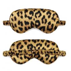 A-One Brand - Bekväm Silky Sovmask/Ögonmask - Leopard