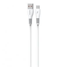 Pavareal - Pavareal Kabel USB-A till USB-C 100cm - Vit