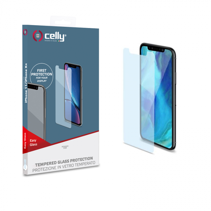UTGATT1 - Celly Easy Glass - Skrmskydd iPhone 12 & 12 Pro Hrdat Glas