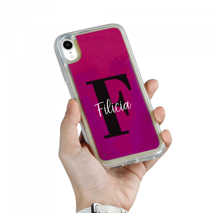 UTGATT5 - Designa Sjlv Neon Sand skal iPhone XR - Violet