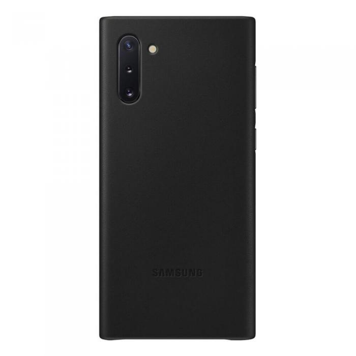 UTGATT5 - Samsung Leather Cover skal Galaxy Note 10 Svart