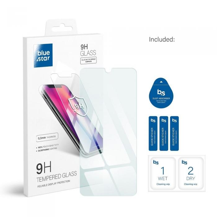 Blue Star - Blue Star Huawei P Smart (2019) Hrdat Glas Skrmskydd