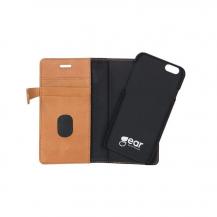 GEAR - GEAR Buffalo äkta läder Plånboksfodral iPhone 6/6S - Cognac