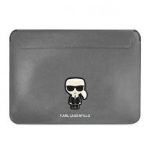 KARL LAGERFELD - Karl Lagerfeld Saffiano Karl Datorfodral 13/14" - Silver
