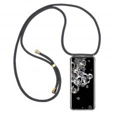 CoveredGear-Necklace - Boom Galaxy S20 Ultra mobilhalsband skal - Grey Cord