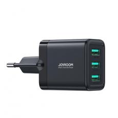 Joyroom - Joyroom Nätladdare 3xUSB-A 12W 3.4A - Svart