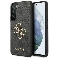 Guess - Guess Galaxy S24 Plus Mobilskal 4G Big Metal Logo - Svart