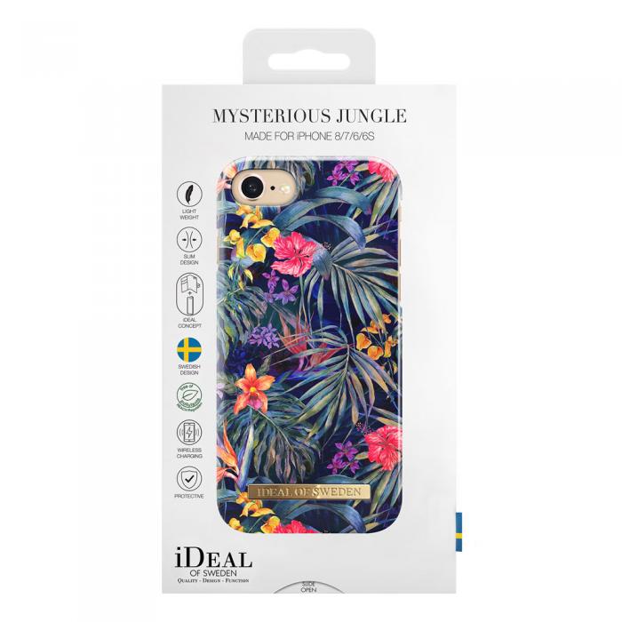 UTGATT4 - iDeal Fashion Case Till iPhone 6/7/8/SE 2020 - Mysterious Jungle