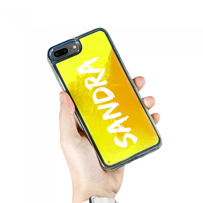 UTGATT5 - Designa Sjlv Neon Sand skal iPhone 7/8 Plus - Orange
