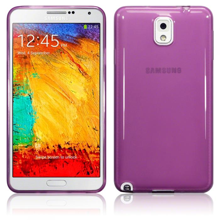 UTGATT4 - FlexiCase Skal till Samsung Galaxy Note 3 N9000 (Lila)