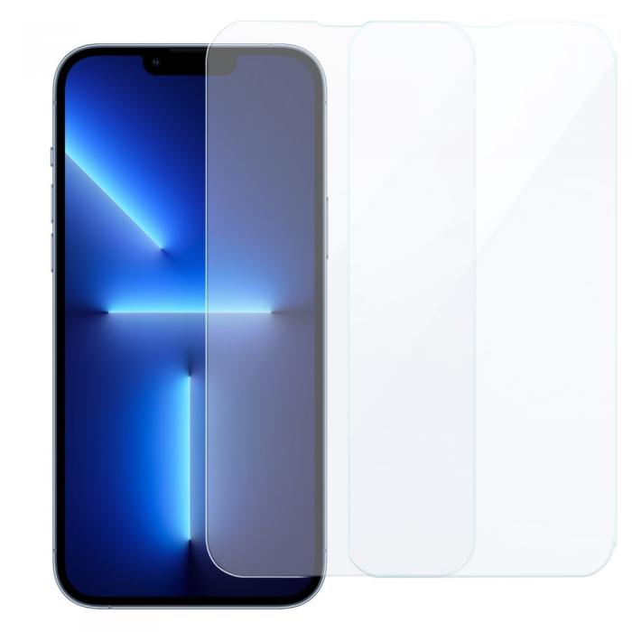 A-One Brand - [2-PACK] Hrdat Glas Skrmskydd iPhone 13 / iPhone 13 Pro - Clear