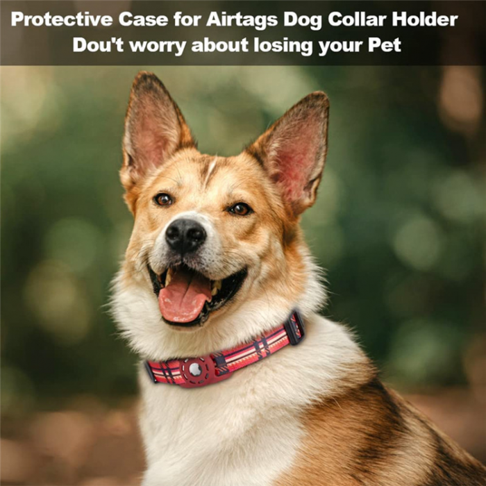 A-One Brand - Airtag Skal Digital Printing Pets Collar Cross Border - Rd